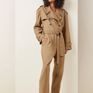 The Frankie shop double breasted jumpsuit